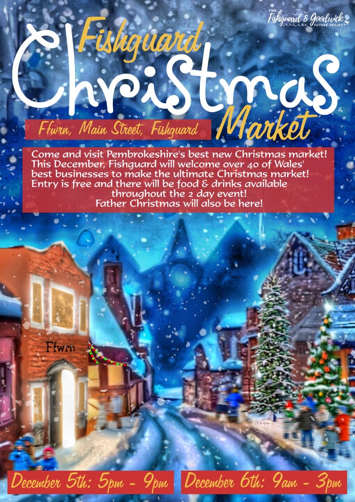 AN A4 poster for a local Christmas market - unused