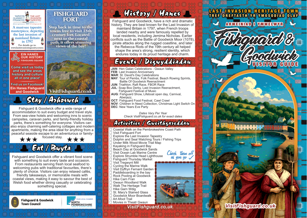 A Leaflet promoting Fishguard & Goodwick