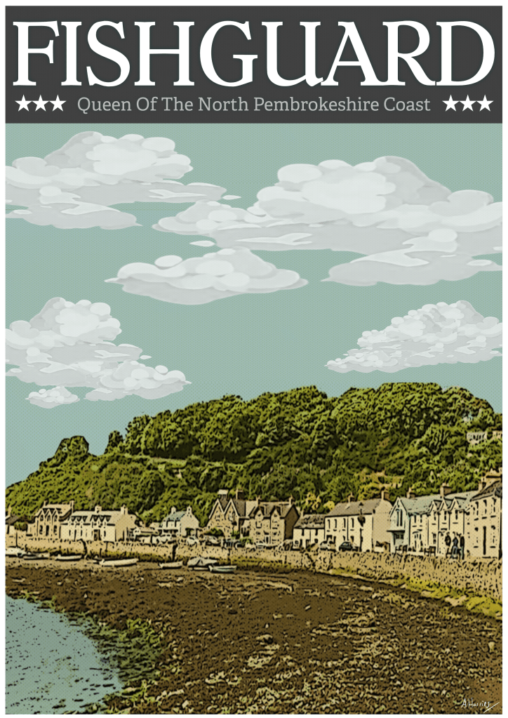 A poster promoting Fishguard