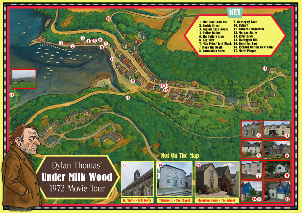 Fishguard's Under Milk Wood Movie Tour Map